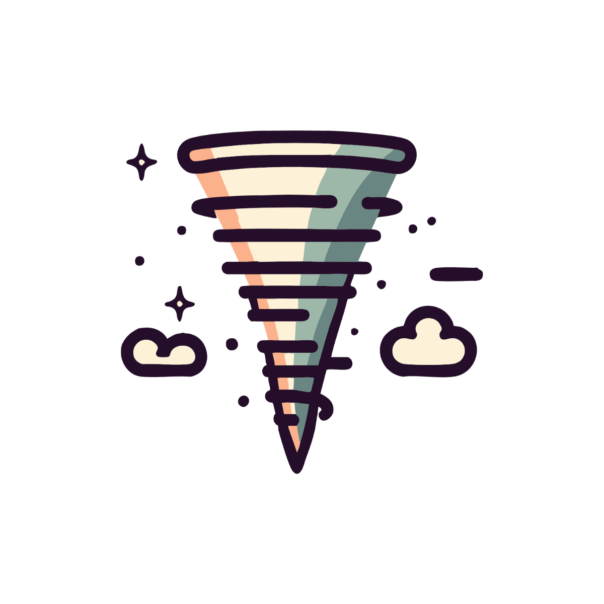 Free Transparent Tornado Clipart to Edit Online