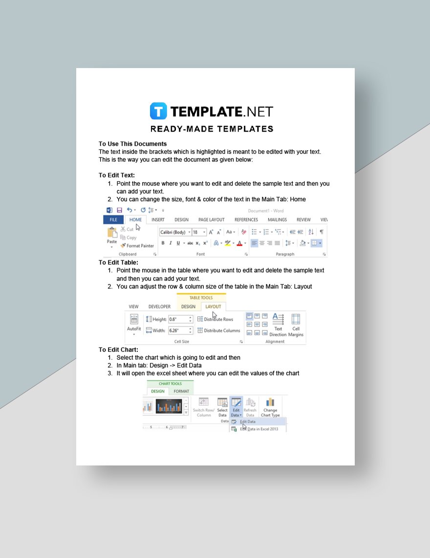Sample Freelance Form Template