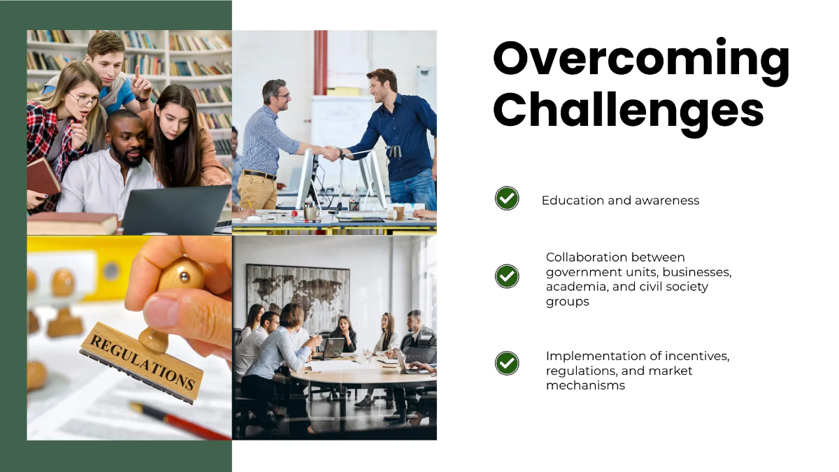 Free Sustainable Development Environment Presentation Template to Edit Online