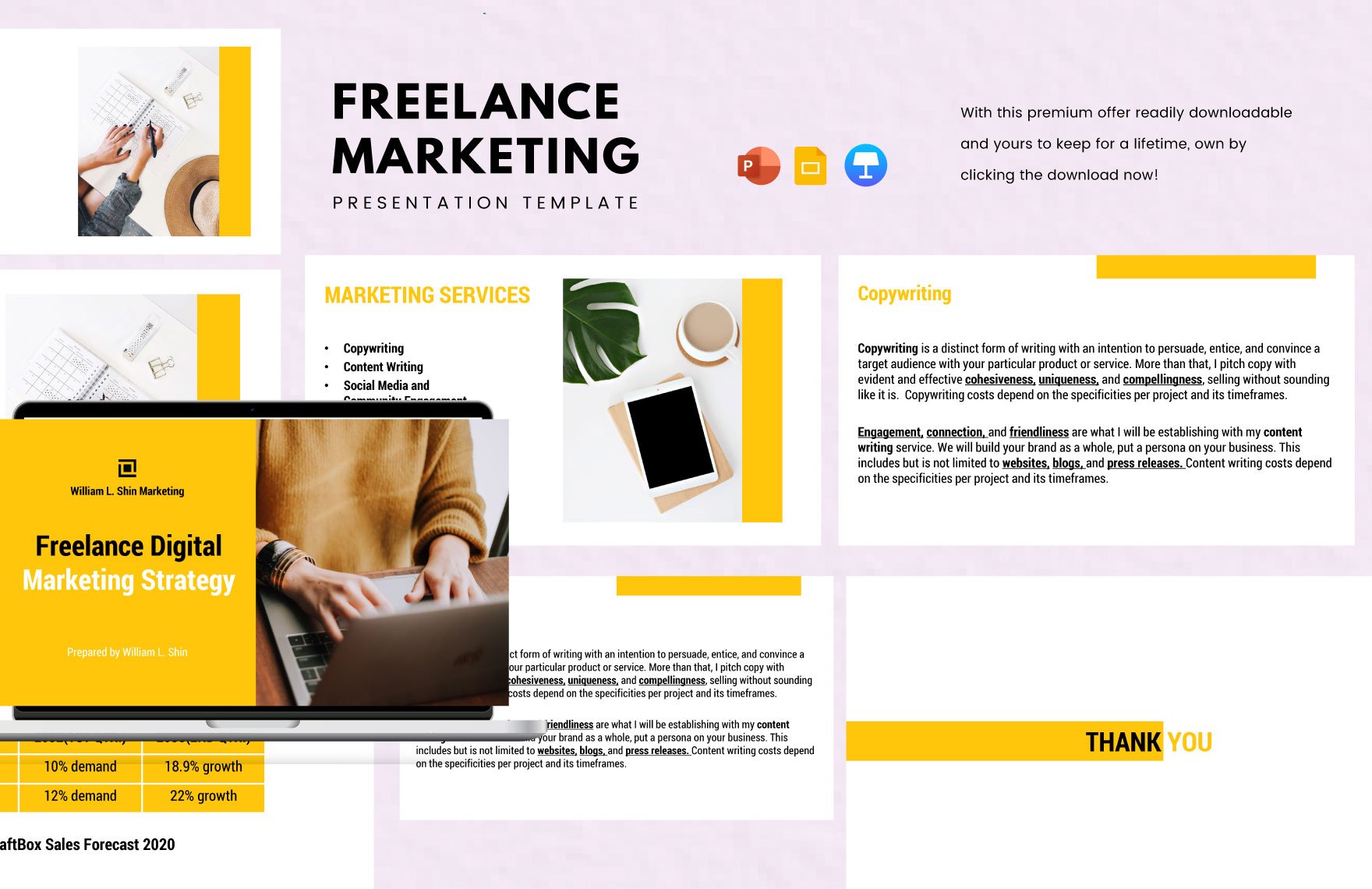 Freelance Marketing Presentation Template