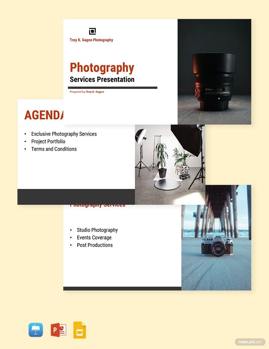 Freelance Photographer Presentation Template