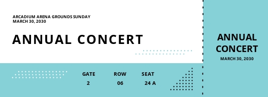 39 concert ticket templates free downloads template net