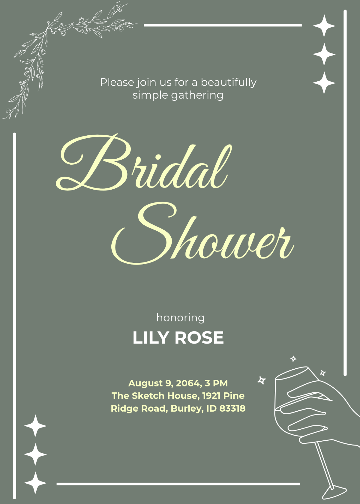Free Bridal Shower Templates To Edit Online Free Bridal Shower Templates To Edit Online
