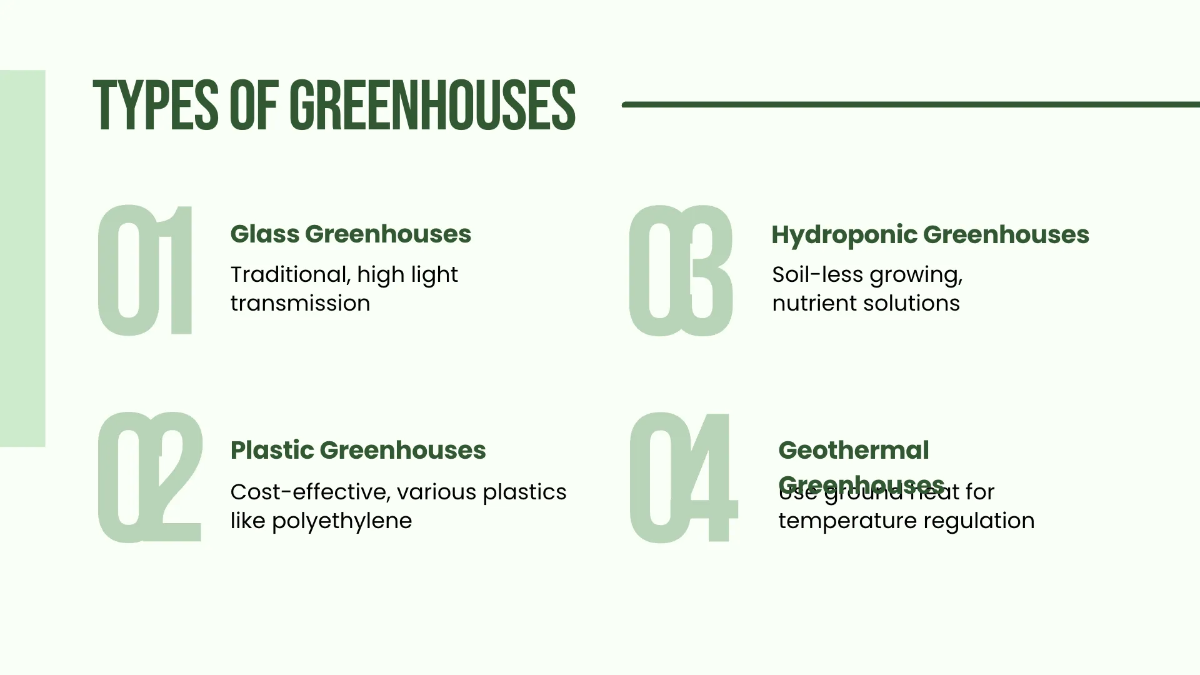 Free Greenhouse Environment Presentation Template to Edit Online