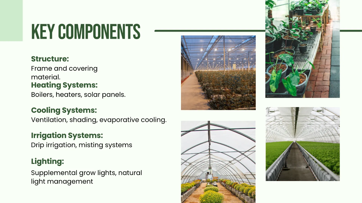 Free Greenhouse Environment Presentation Template to Edit Online