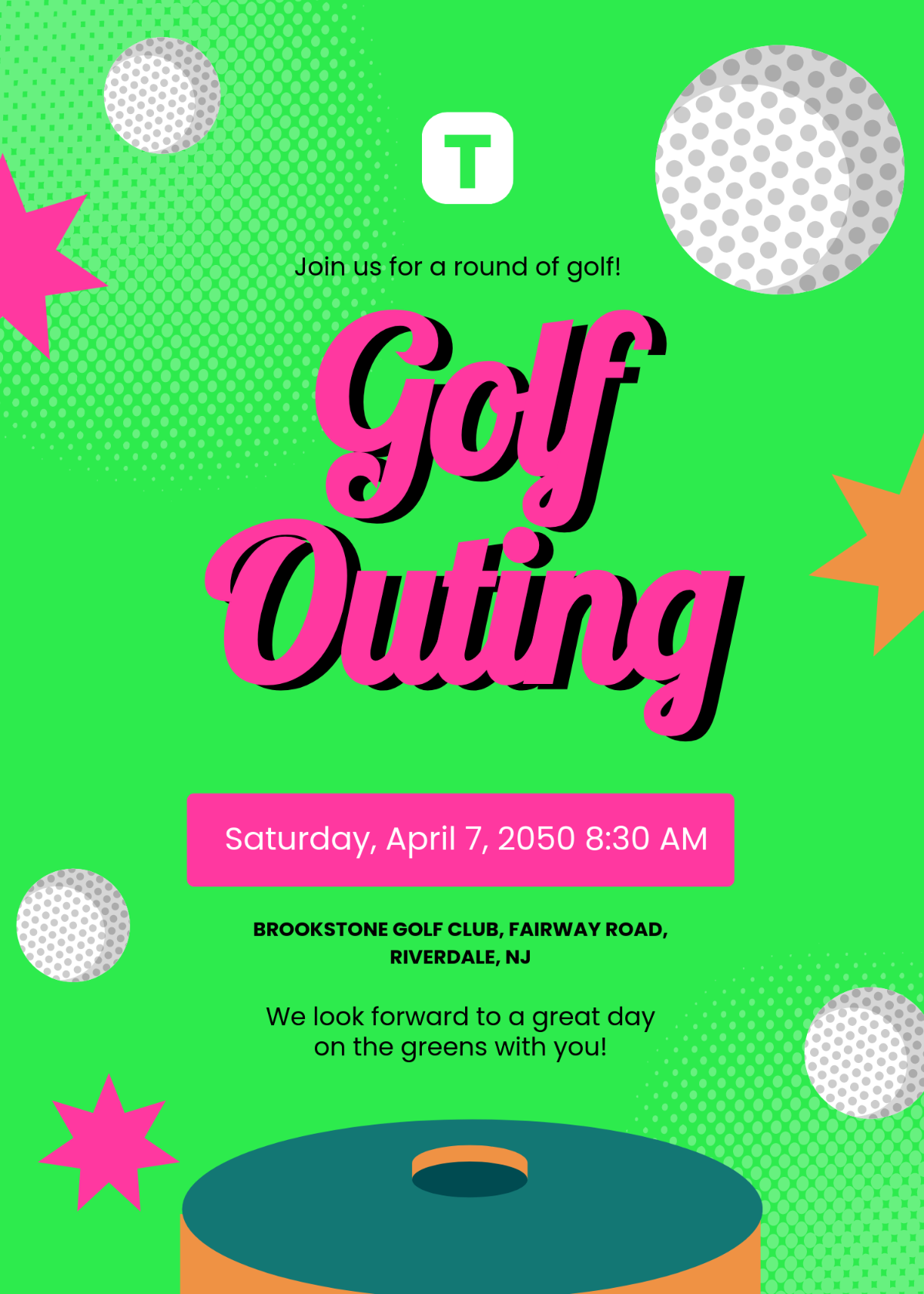 Free Funny Golf Invitation Template