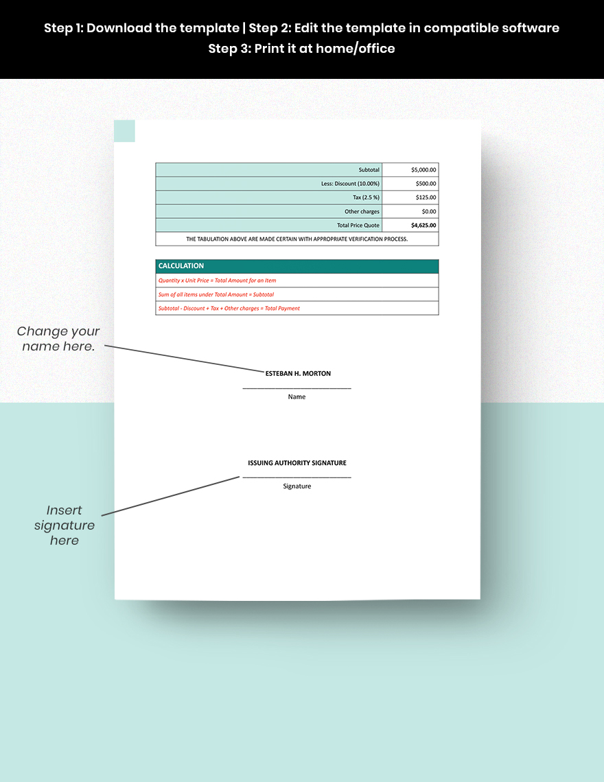 Freelance Consultant Invoice Template format