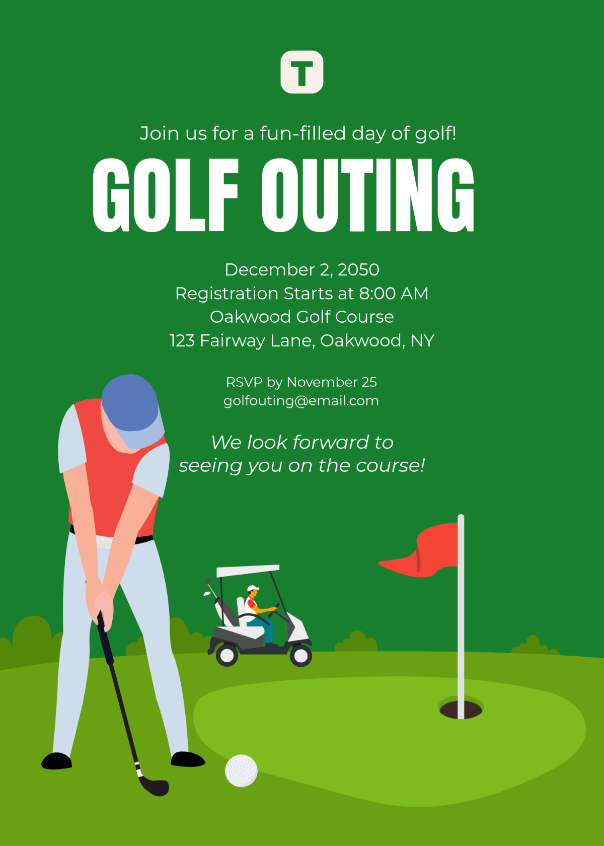 Free Golf Outing Invitation Template