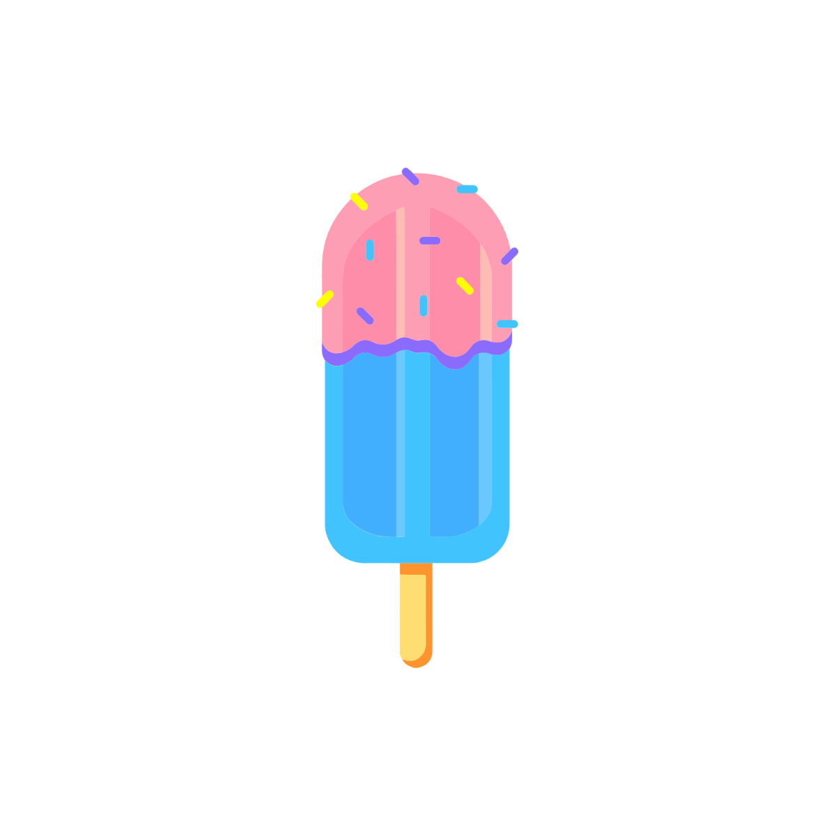 Free Colorful Popsicle Clipart to Edit Online