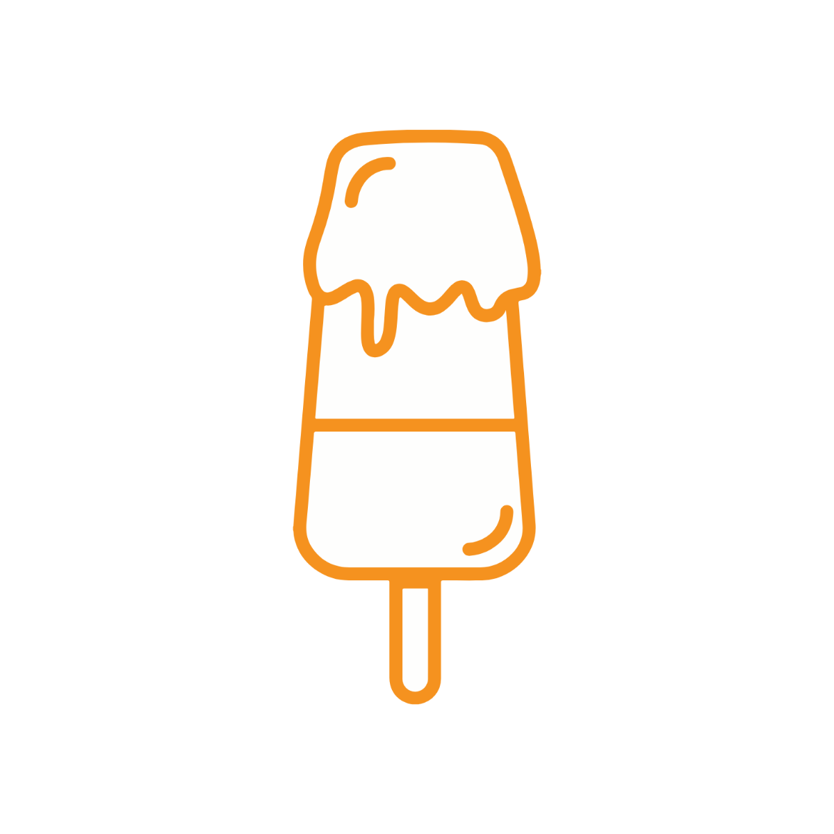 Free Popsicle Outline Clipart to Edit Online