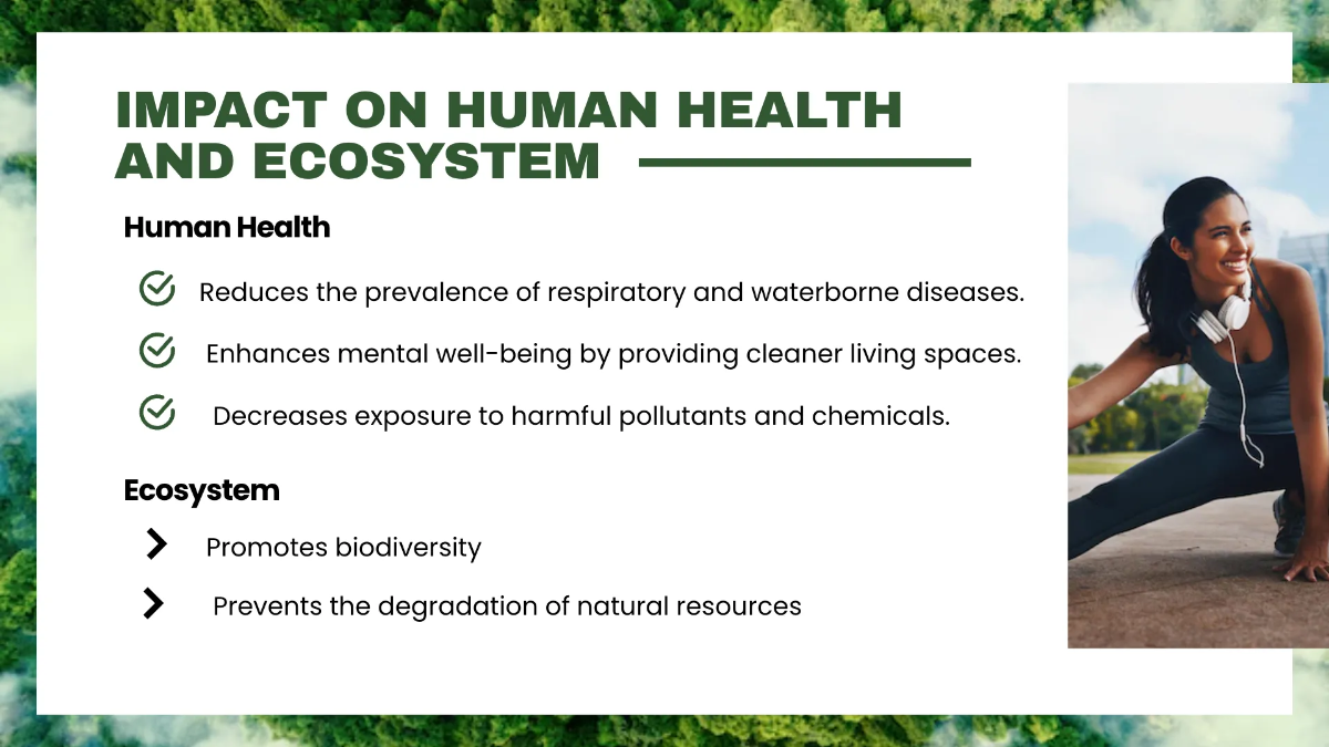 Free Environment Hygiene Presentation Template to Edit Online