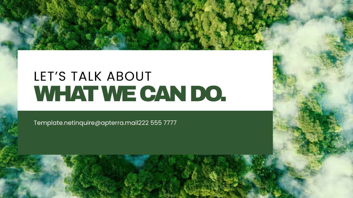 Free Environment Hygiene Presentation Template to Edit Online