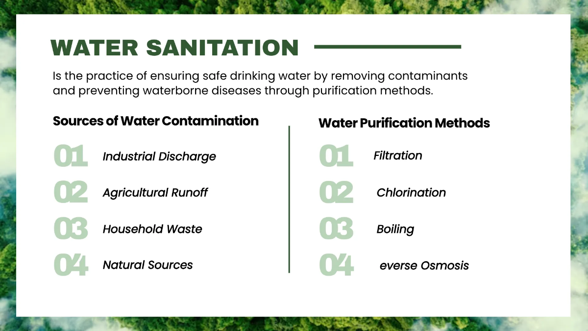 Free Environment Hygiene Presentation Template to Edit Online