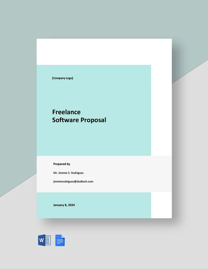 Freelance Software Proposal Template