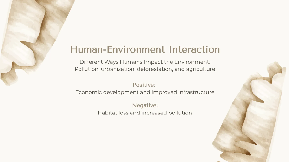 Free Environment Geography Presentation Template to Edit Online