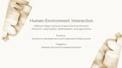 Free Environment Geography Presentation Template to Edit Online