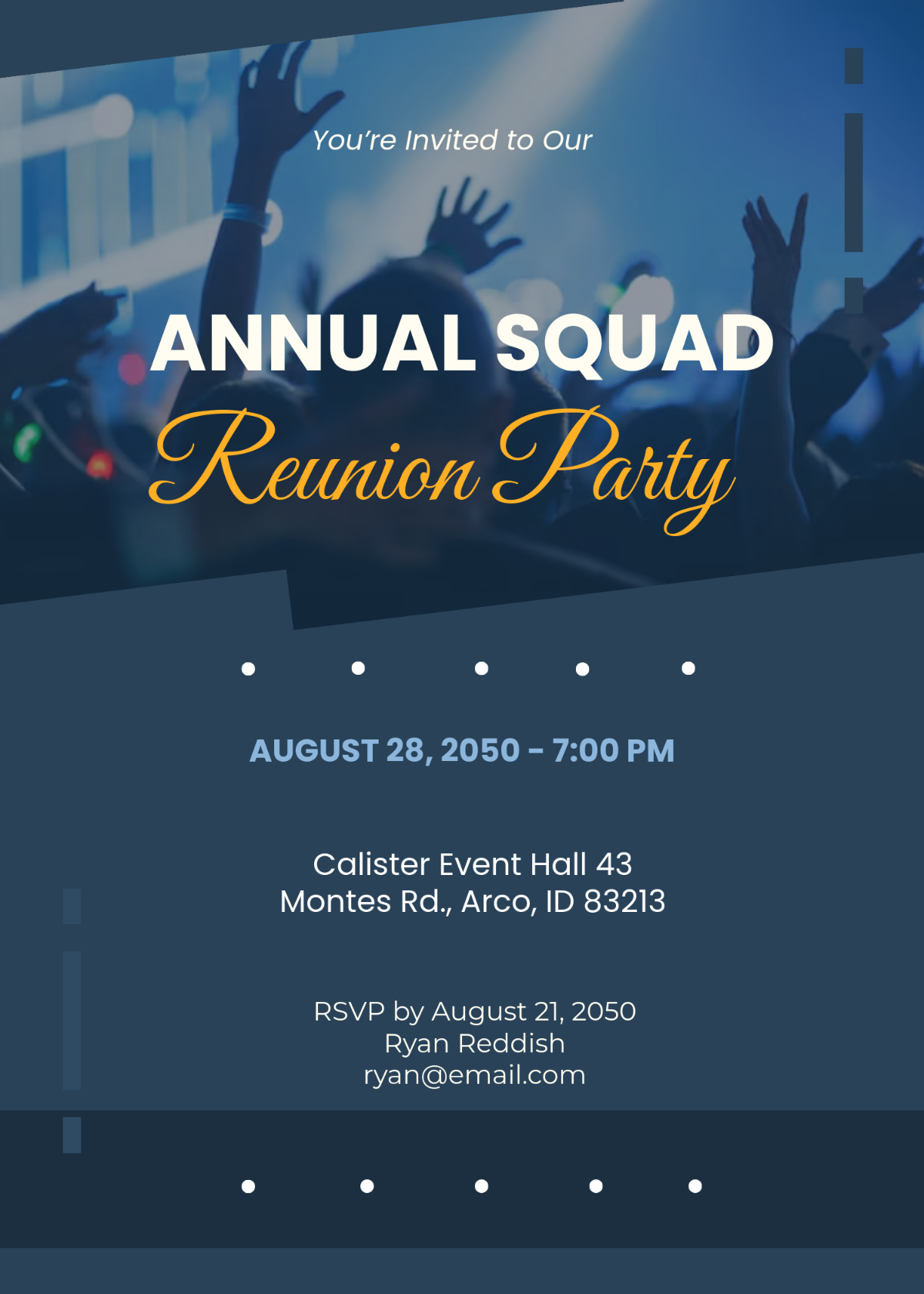 Free Digital Reunion Invitation Template