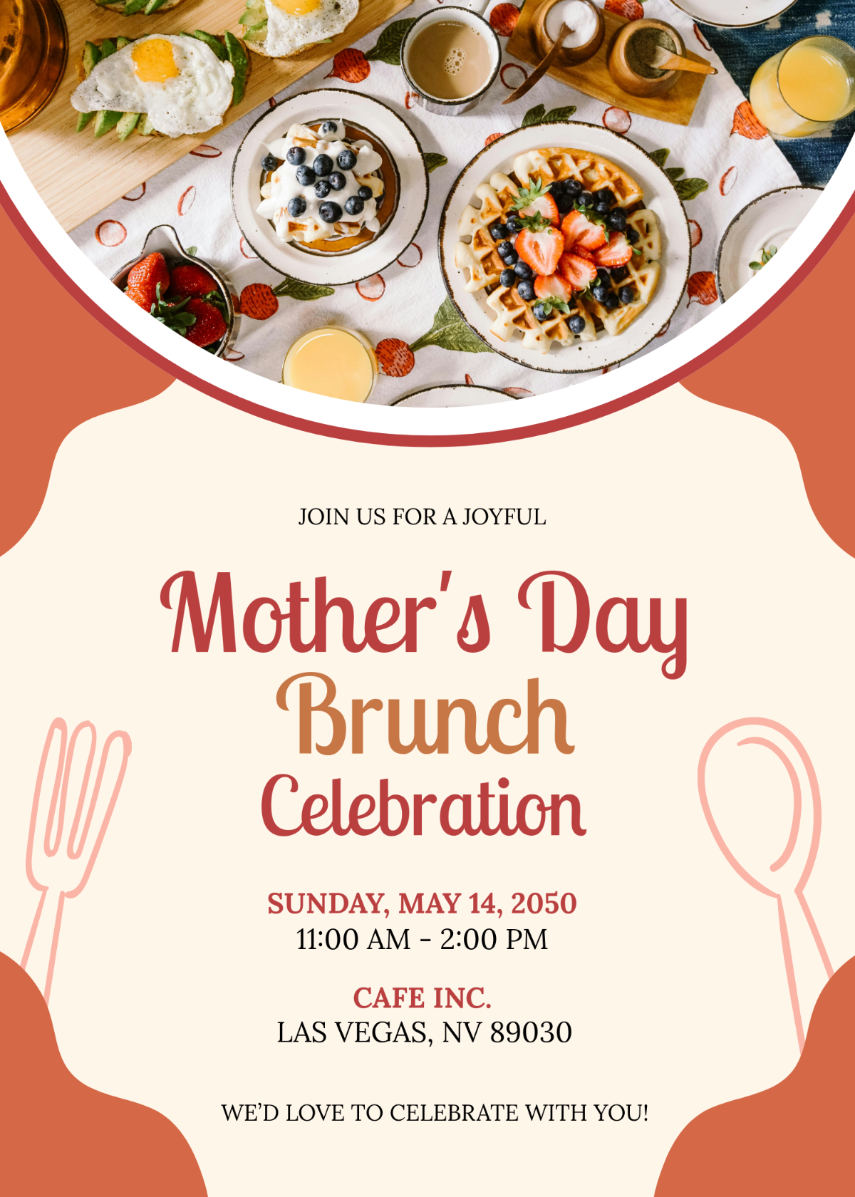 Free Brunch Invitation Template