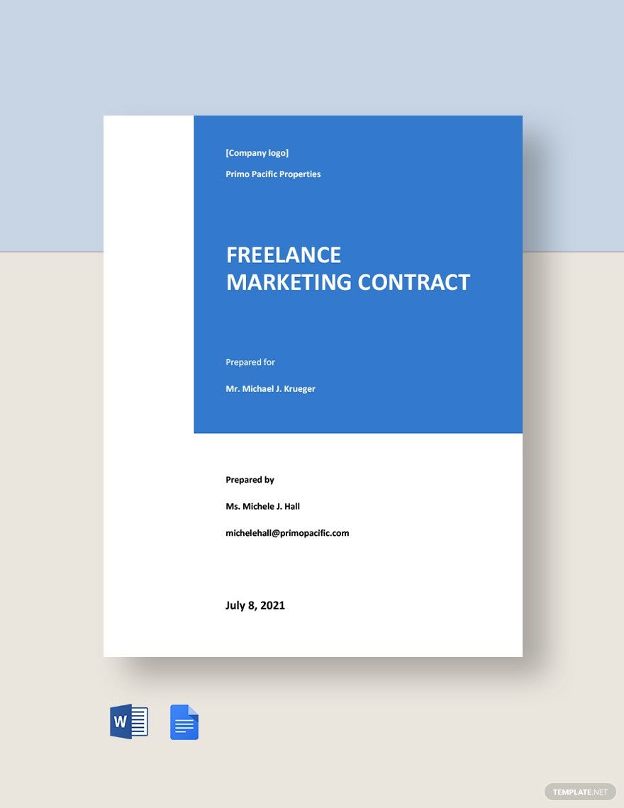 Basic Freelance Contract Template Google Docs Word Template net
