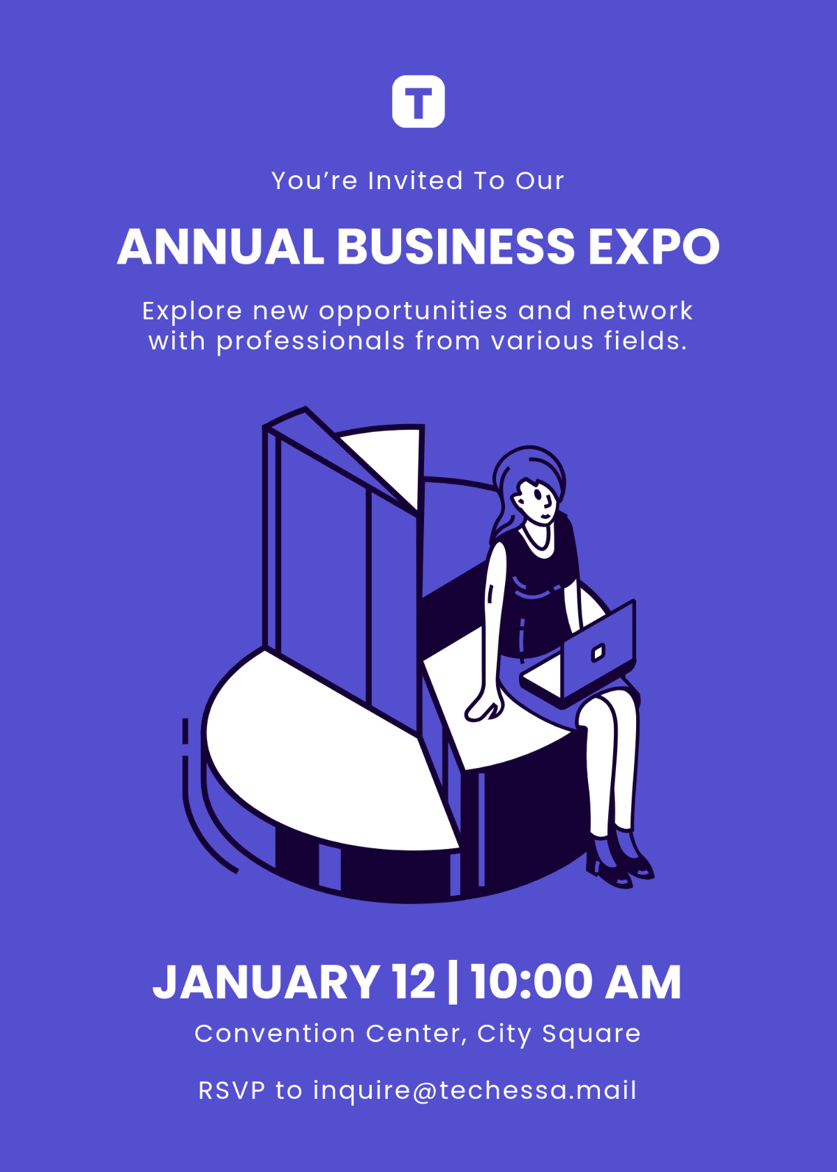 Free Corporate Expo Invitation Template