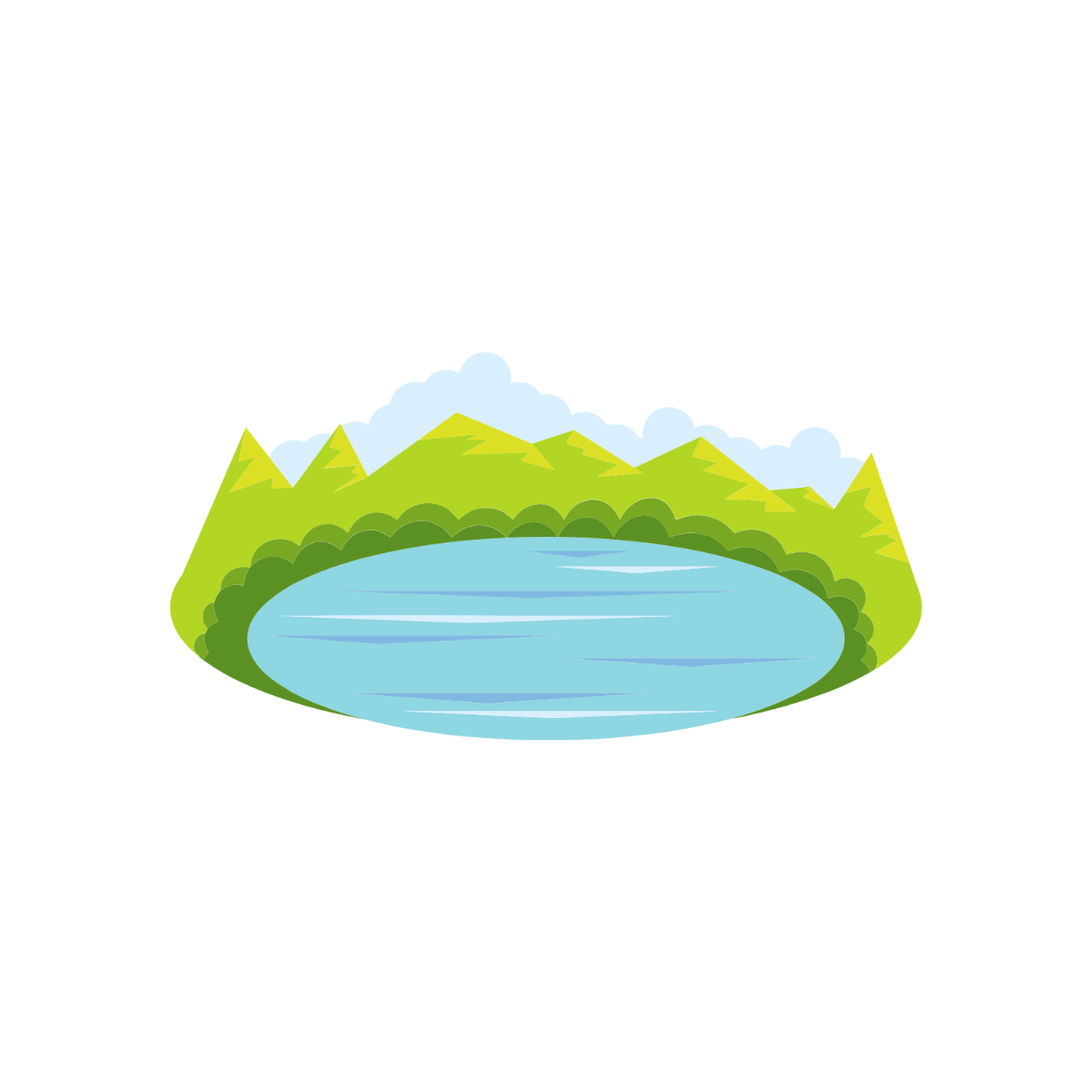 Free Lake Clipart Template