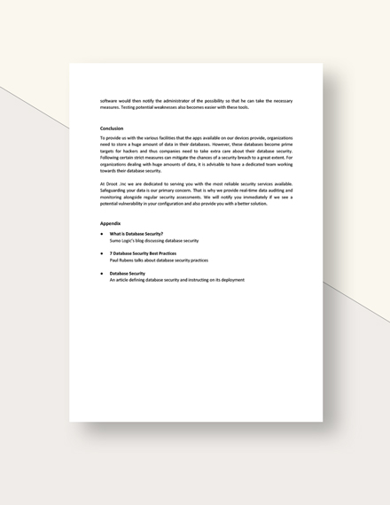 Database Security White Paper Download