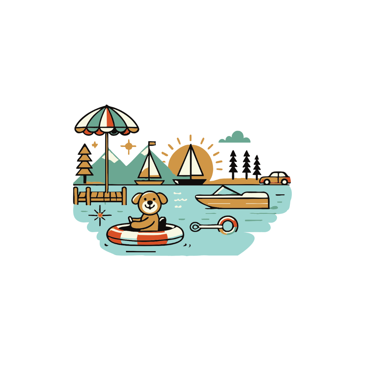 Fun Lake Clipart Fun Lake Clipart