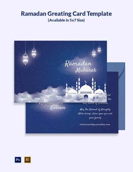 Ramadan Greeting Card 