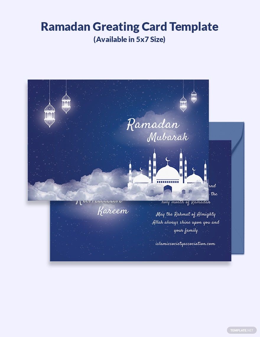 Ramadan Greeting Card Template