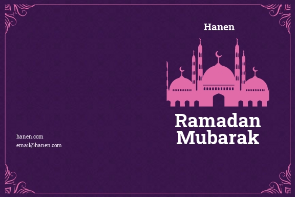 ramadan greeting card making