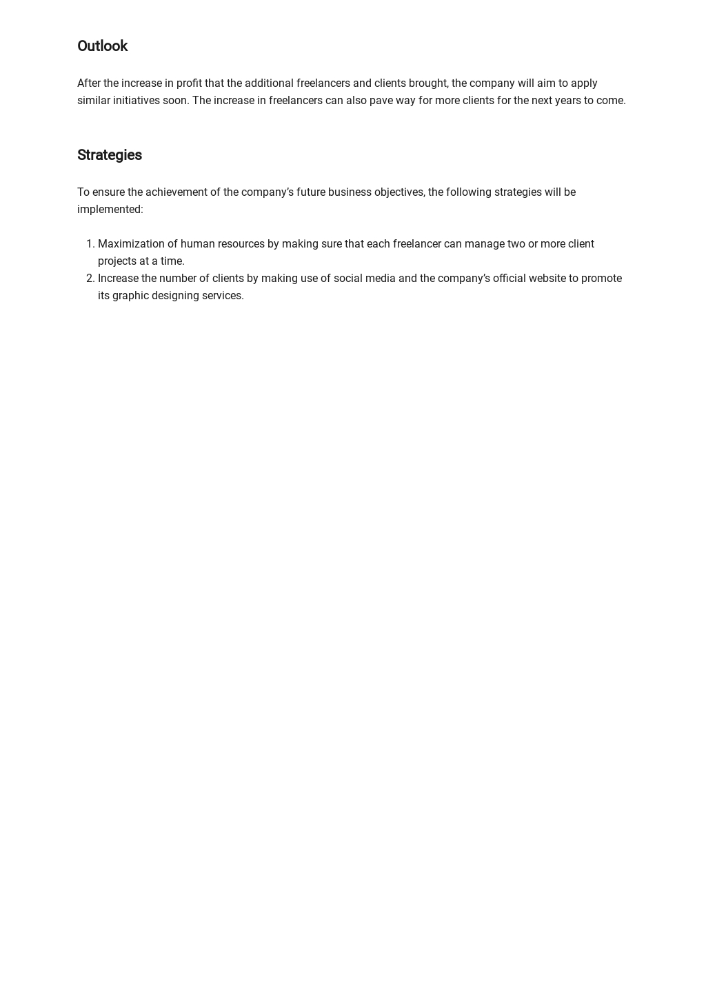 Freelancer Annual Report Template [Free PDF] Word (DOC) Google Docs