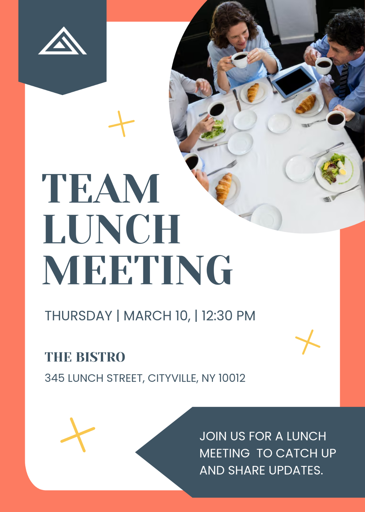 Friendly Lunch Meeting Invitation Template