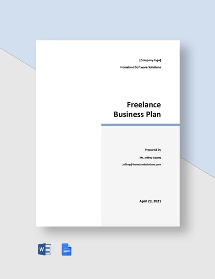 freelance journalist business plan