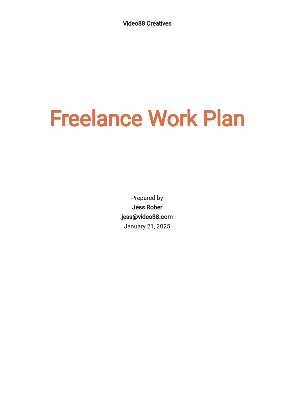 Social Media Action Plan Template Excel