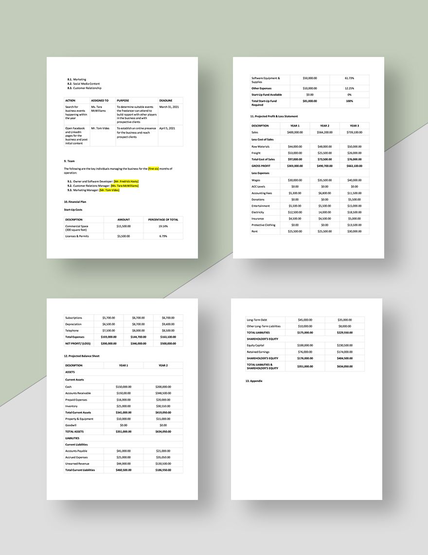 freelance graphic design business plan pdf