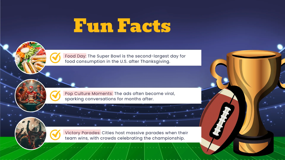 Free Super Bowl Presentation Template to Edit Online