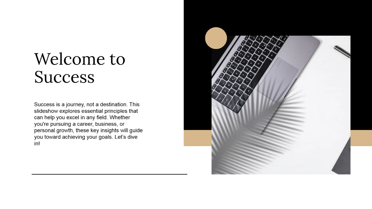 Free Modern Slideshow Template to Edit Online