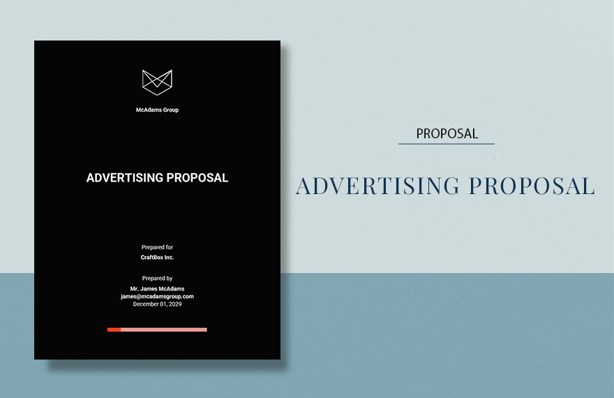 Advertising Proposal Sample Template