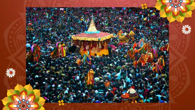 Free Dussehra Presentation Template to Edit Online