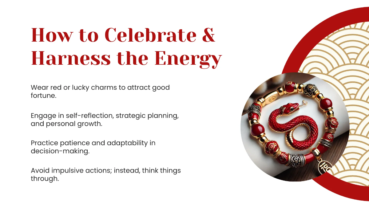 Free Snake Year Presentation Template to Edit Online