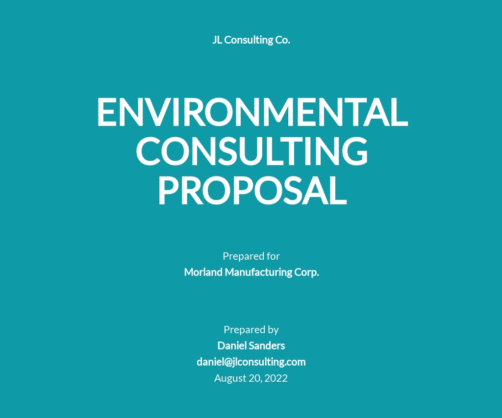 FREE Consulting Proposal Template in Microsoft Word (DOC)