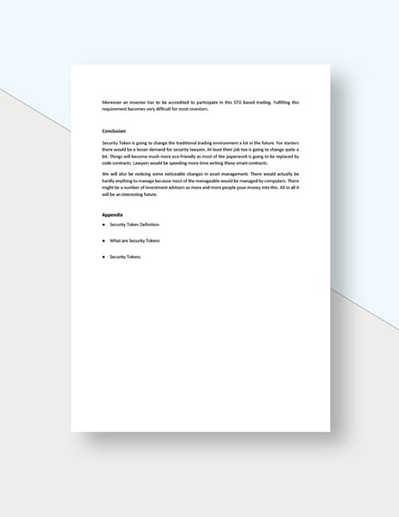 Security Token White Paper Download
