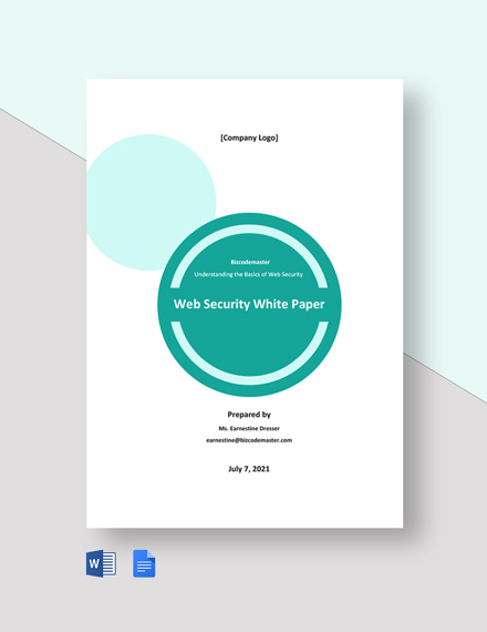 FREE Security White Paper Template Download in Word Google Docs