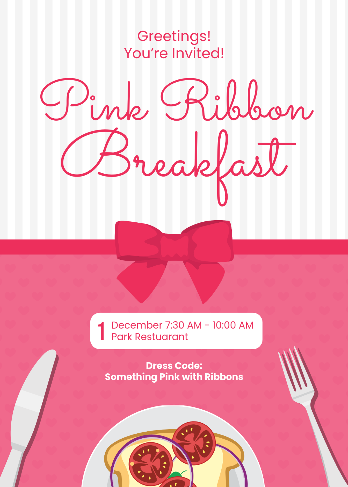 Free Breakfast Templates To Edit Online