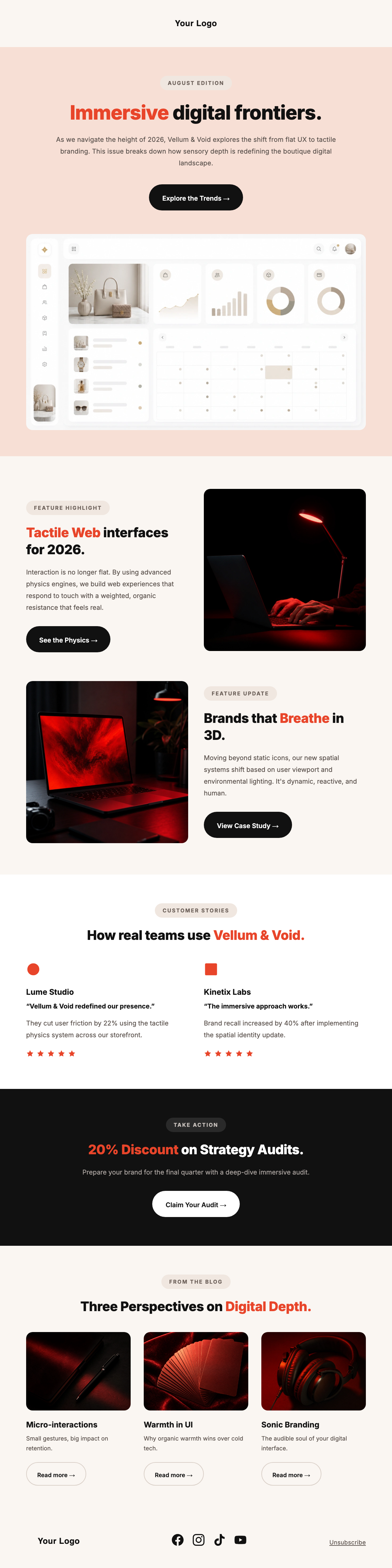 Creative Newsletter Template - Download