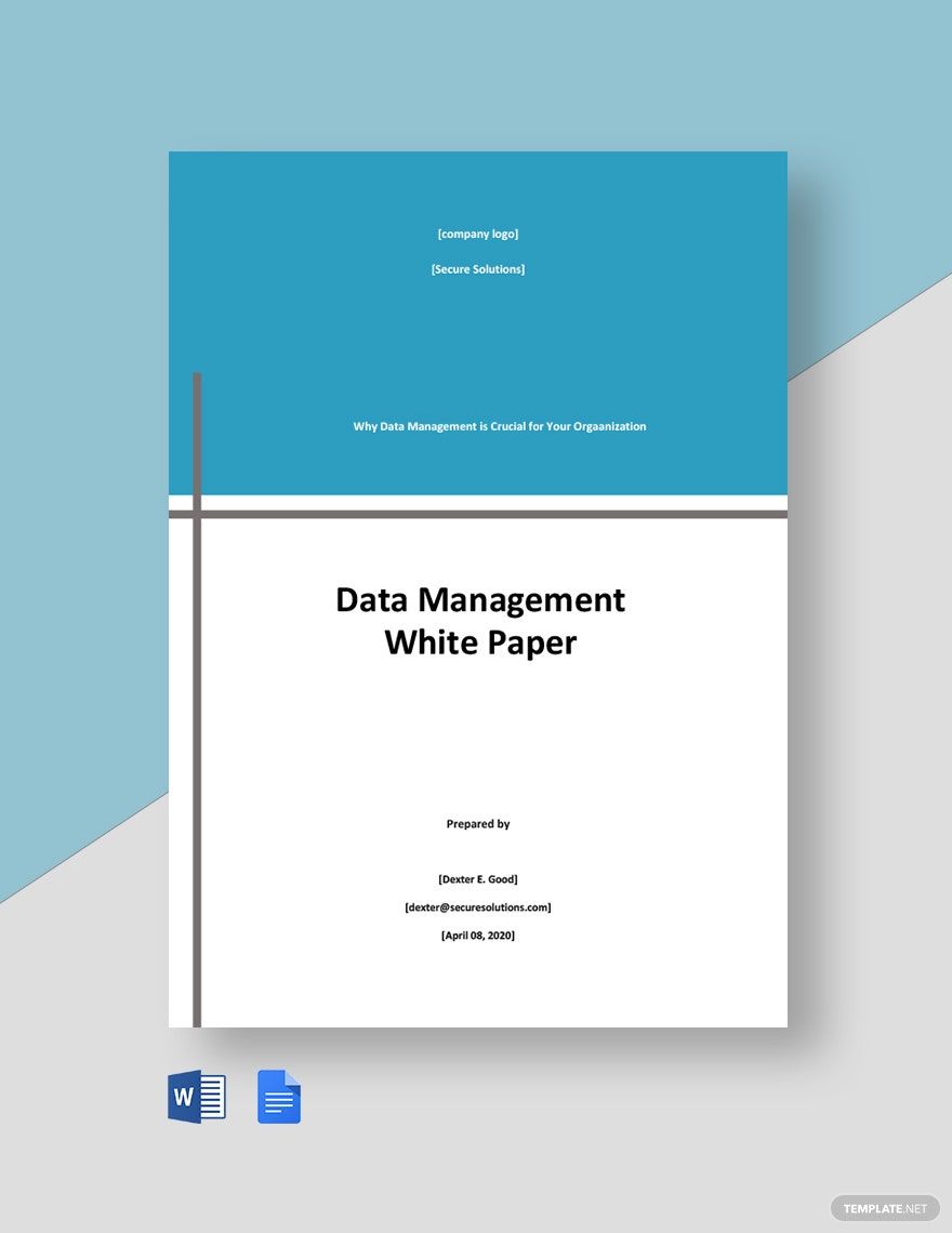 Asset Management White Paper Template Google Docs Word Template