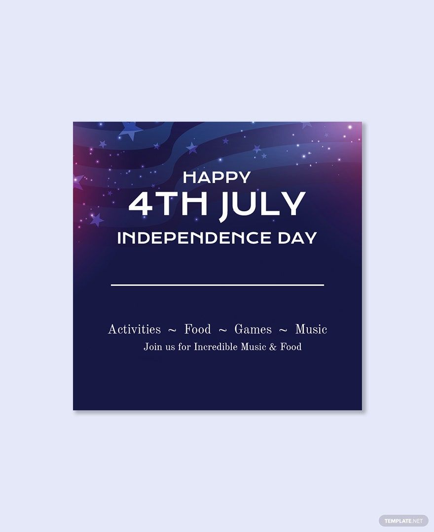 Free 4th of July YouTube Profile Photo Template
