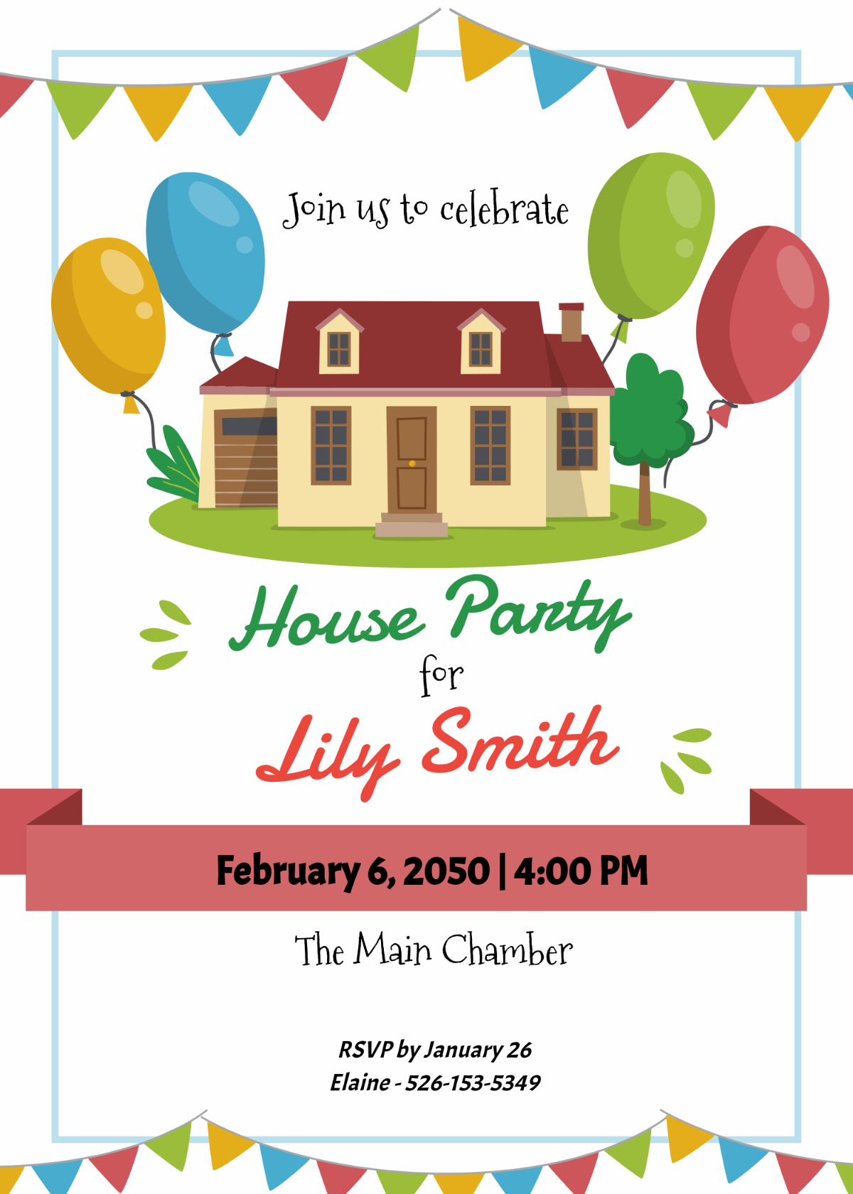 House Party Invitation Doc Free Printable Customizable Open House House Party Invitation Doc Free Printable Customizable Open House
