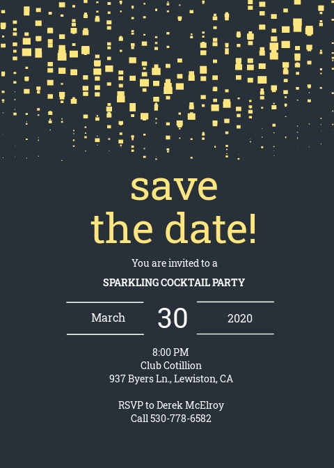 Free Save The Date Party Invitation Template Word Doc Psd Apple Mac Pages Illustrator Publisher Outlook