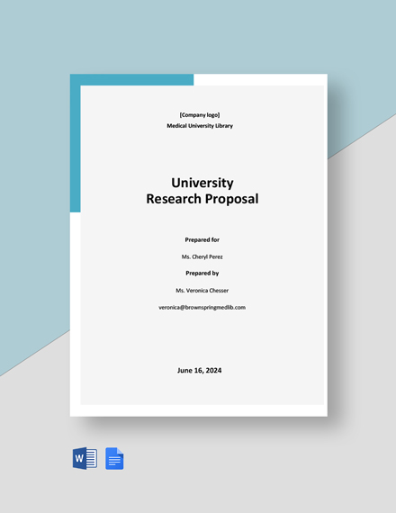 research proposal cover page format